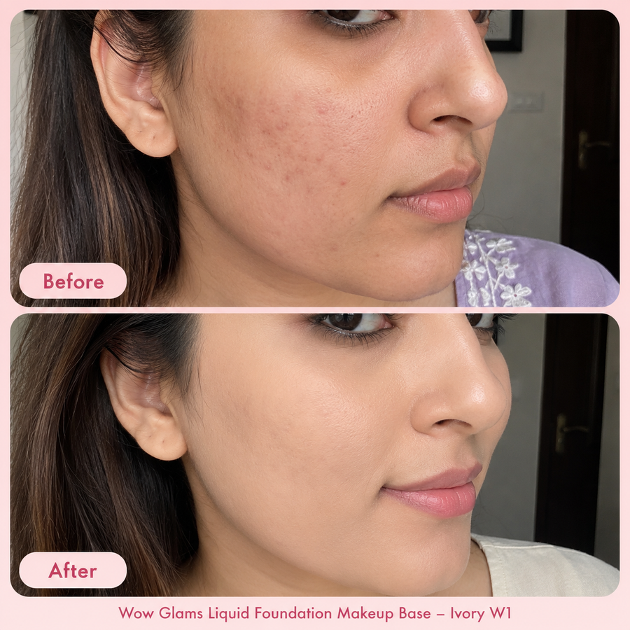 WOWLOOK Foundation - W1 Ivory Shade Foundation | Porcelain - Ivory results