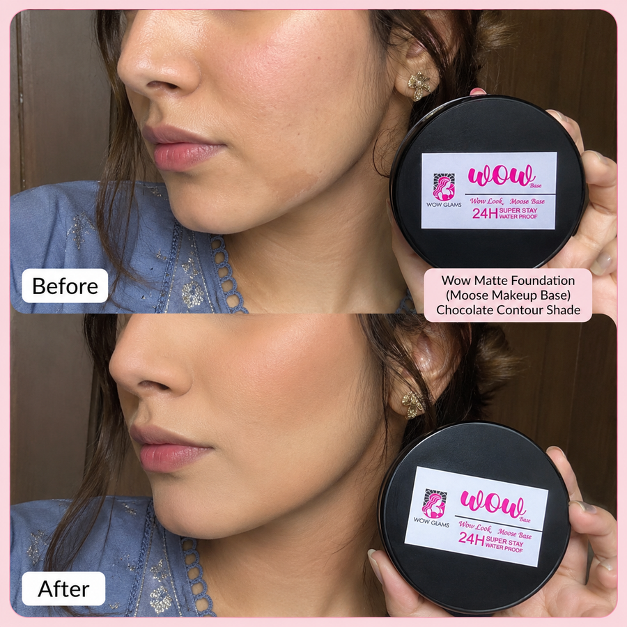 Contour - Wow Chocolate Shade Matte Foundation results