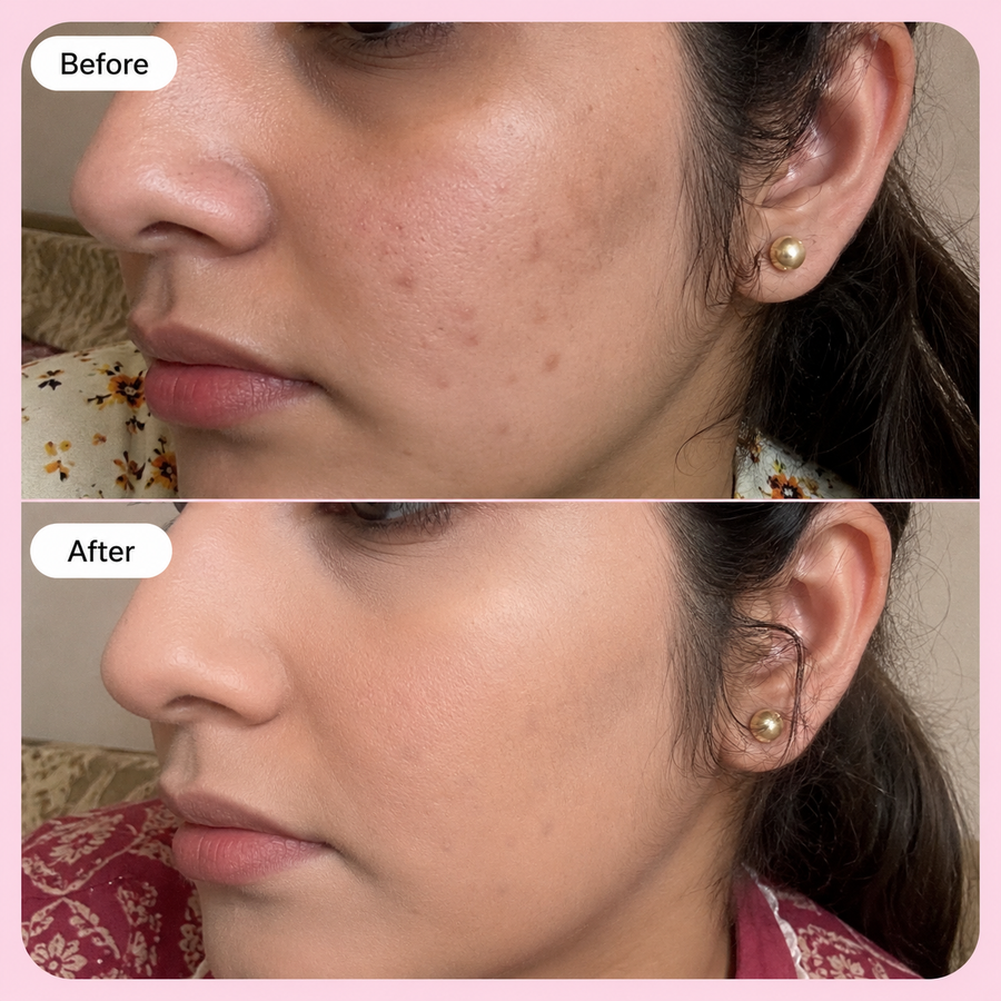 Wow Bridal Base | Chocolate Contour & Orange Color Corrector results