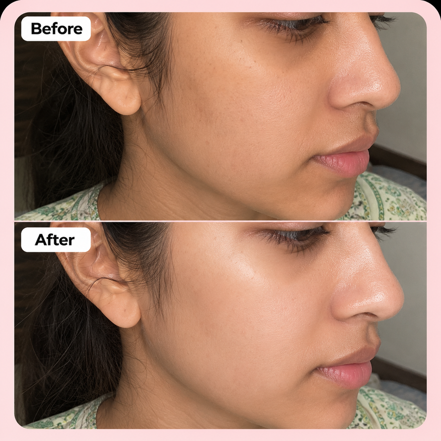 Rose Pink Skin Polish | Skin Polishing results