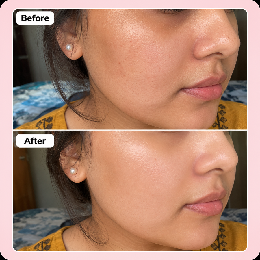 Rose Pink Skin Polish | Skin Polishing results