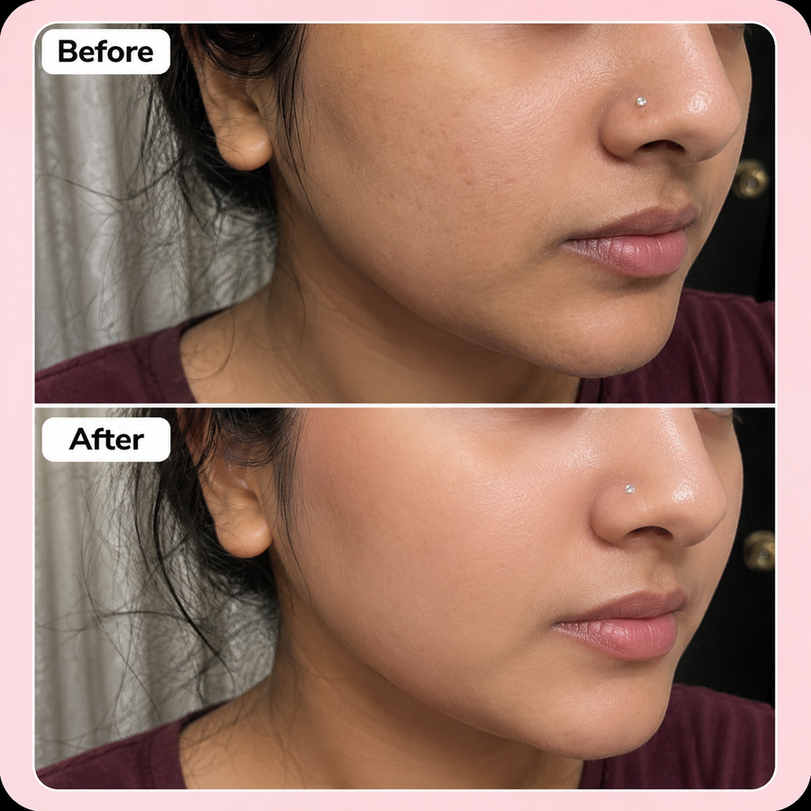 Rose Pink Skin Polish | Skin Polishing results