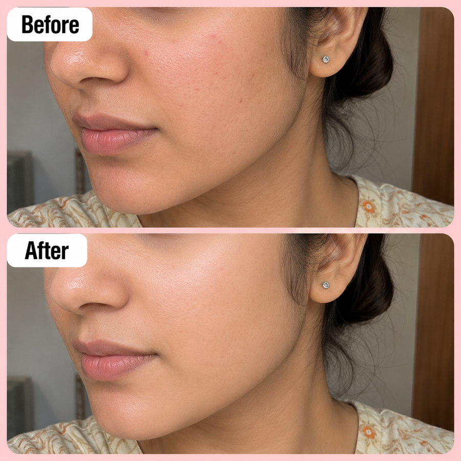 Sensitive Herbal Skin Polish | Skin Polishing results