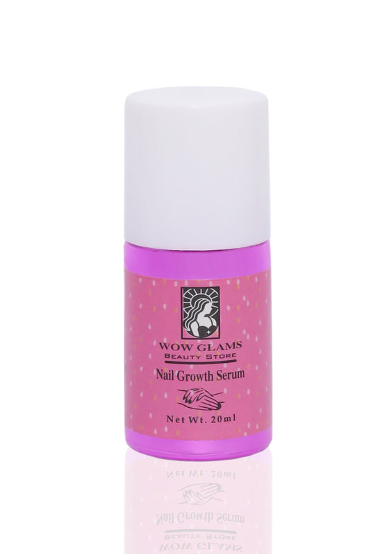 Wow Glams nail growth serum, nail growth, nail care, how to grow nails, nail serum.
