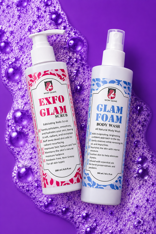Body Bliss Deal | Body Scrub & Whitening Body Wash - Wow Glams