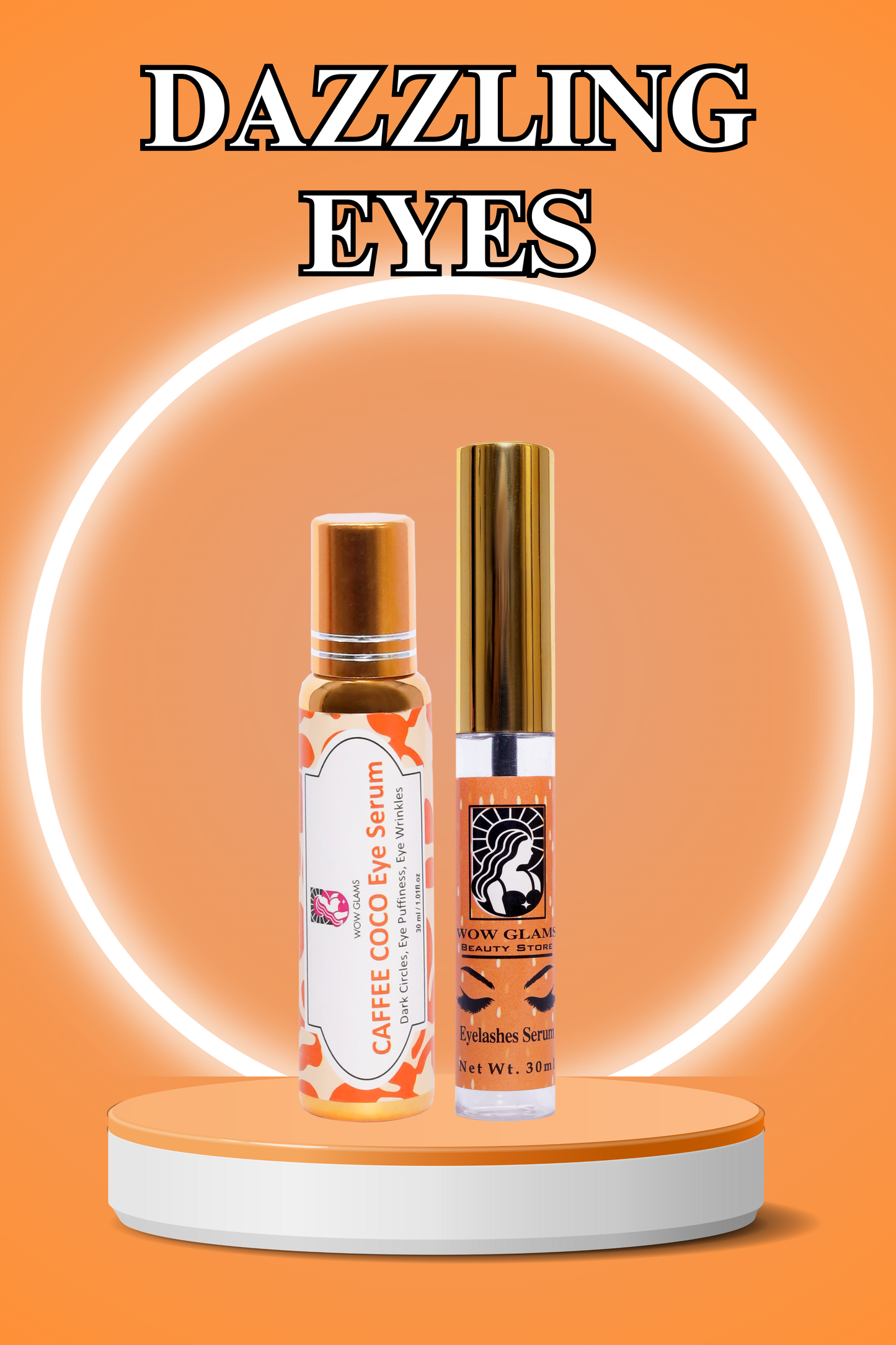 Wow Glams EYE CARE deal with eyelash growth serum and dark circle serum