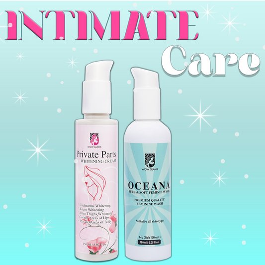 wow glams INTIMATE CARE DEAL with private part whitening cream and intimate wash. Best vagina whitening cream