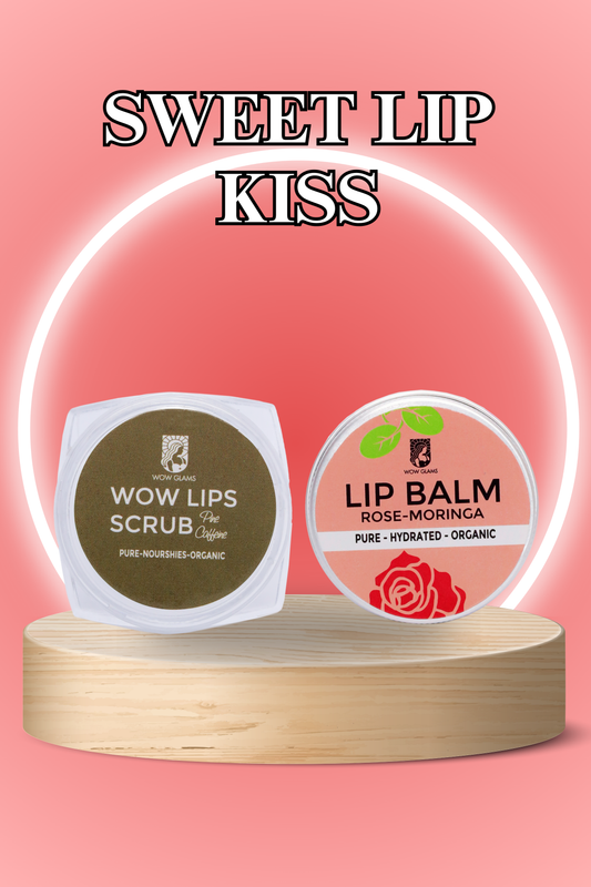 Wow Glams LIP CARE deal with lip balm and pink lip scrub. 
