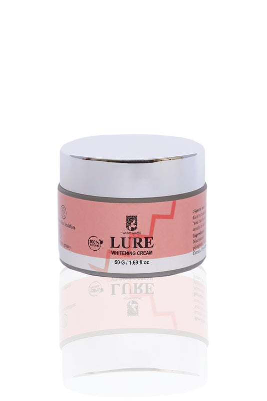 wow glams lure whitening cream, skin whitening cream, face whitening cream