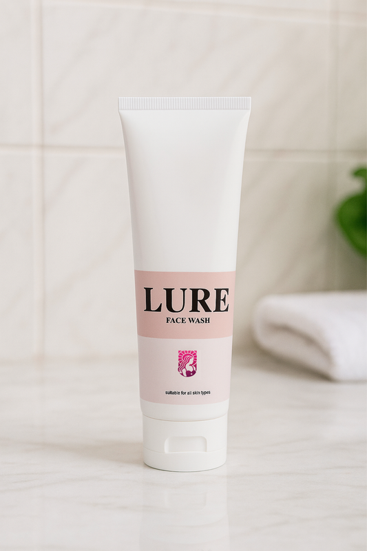 wow glams LURE whitening face wash, acne face wash for oily skin