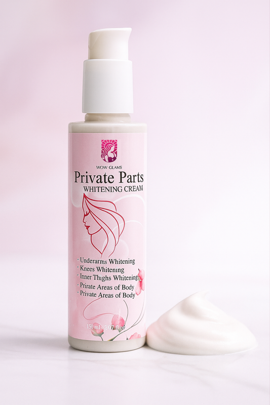 wow glams private part whitening cream, vagina whitening cream, intimate area whitening cream

