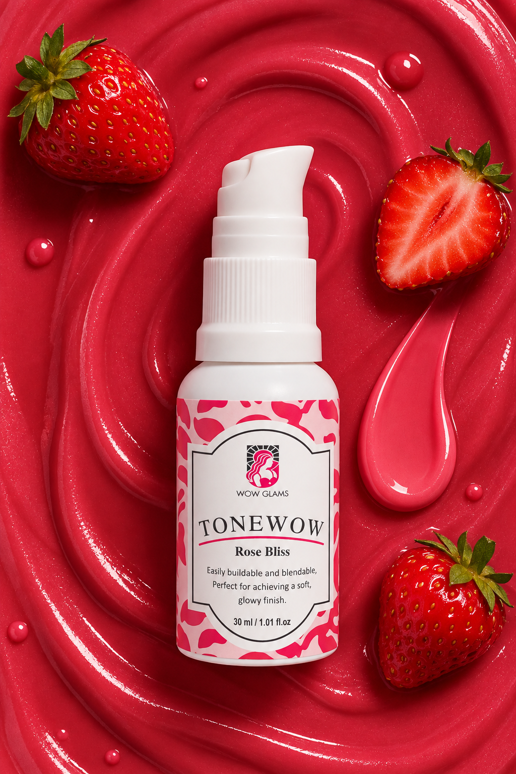 Rose Bliss Organic Lip and Cheek Tint | Lip & Cheek Stains - Wow Glams