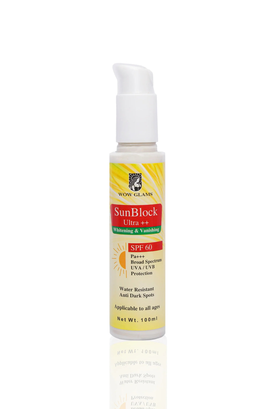 Sunblock SPF 60, Whitening Sunblock, No White Cast Sunscreen, Best Sunscreen in Pakistan, Brightening Sunscreen