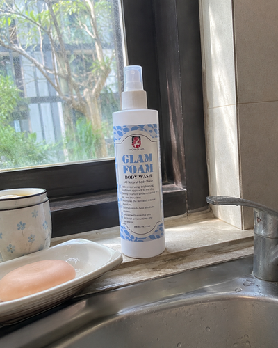 Customer review photo for Glam Foam Body Wash