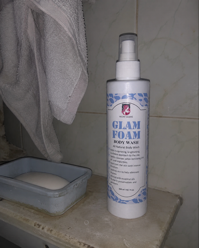 Customer review photo for Glam Foam Body Wash