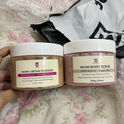 Customer review photo for Wow Sugar Scrub