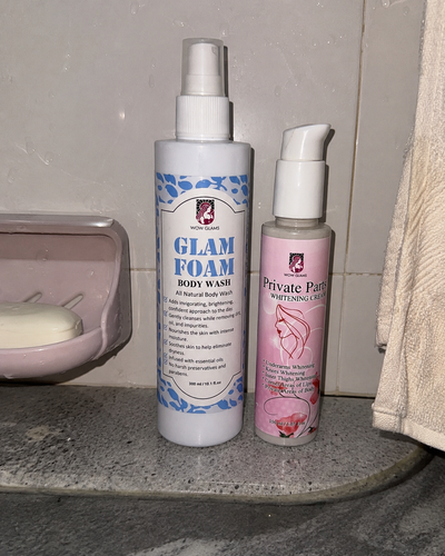 Customer review photo for Glam Foam Body Wash
