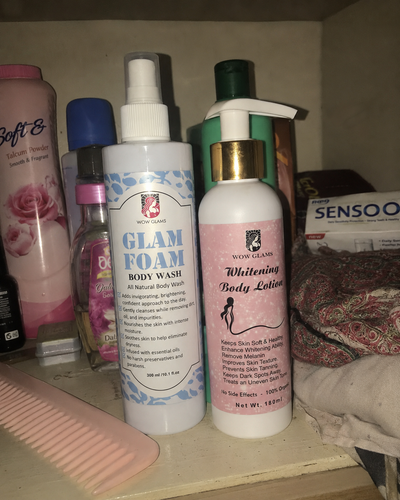 Customer review photo for Glam Foam Body Wash