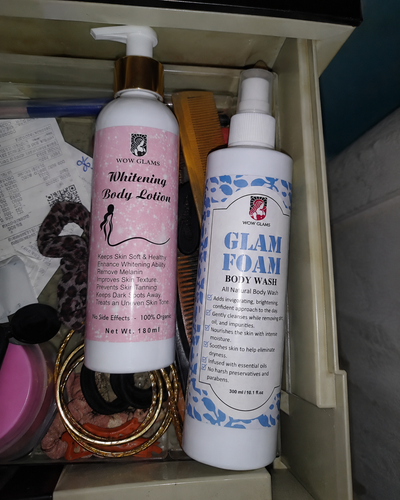 Customer review photo for Glam Foam Body Wash