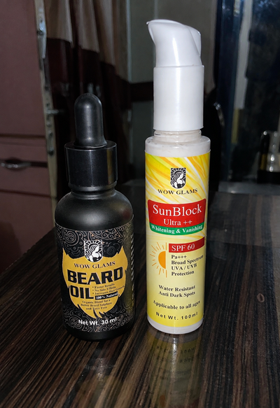 Customer review photo for Beard Oil Pakistan - Beard Growth Oil