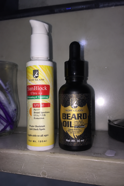Customer review photo for Beard Oil Pakistan - Beard Growth Oil