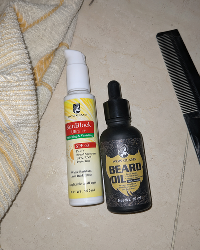 Customer review photo for Beard Oil Pakistan - Beard Growth Oil