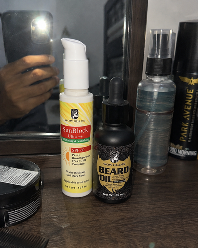Customer review photo for Beard Oil Pakistan - Beard Growth Oil