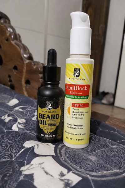 Customer review photo for Beard Oil Pakistan - Beard Growth Oil