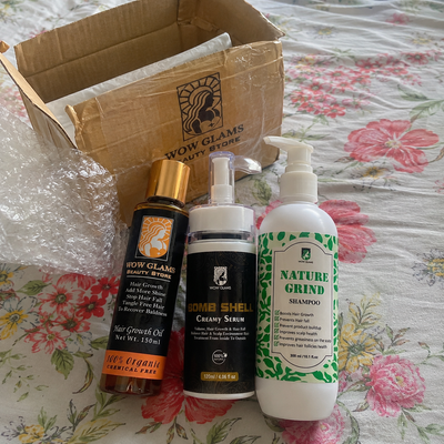 Customer review photo for Hair Food Oil | 16 Oils Blend Hair Growth Oil