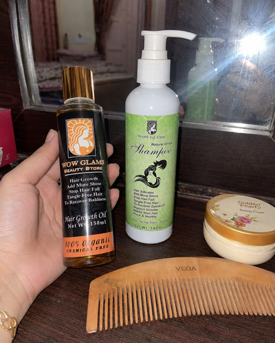 Customer review photo for Hair Food Oil | 16 Oils Blend Hair Growth Oil