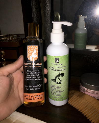 Customer review photo for Hair Food Oil | 16 Oils Blend Hair Growth Oil
