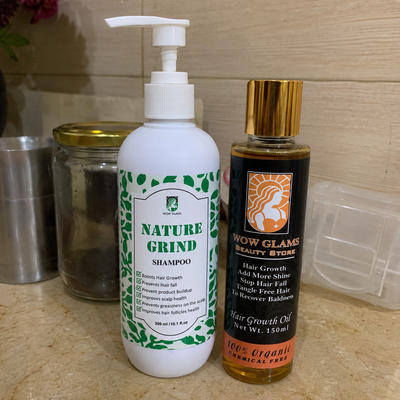 Customer review photo for Nature Grind Sulphate free Shampoo
