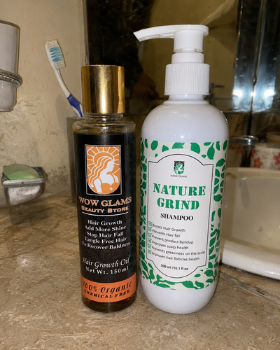 Customer review photo for Nature Grind Sulphate free Shampoo