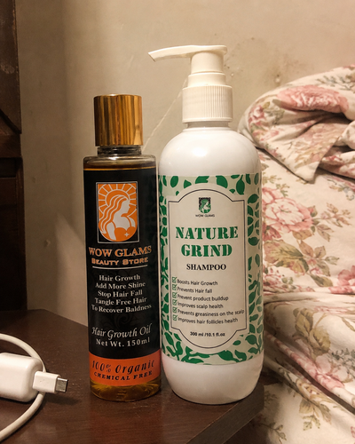 Customer review photo for Nature Grind Sulphate free Shampoo