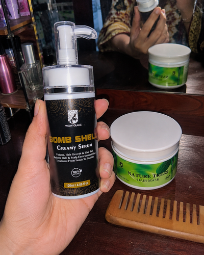Customer review photo for Nature Tress Hair Mask | Best Hair Mask for Dry Damaged Hair