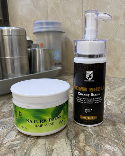 Customer review photo for Nature Tress Hair Mask | Best Hair Mask for Dry Damaged Hair