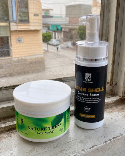 Customer review photo for Bomb Shell Hair Serum | Hair Growth Serum