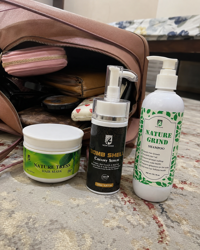 Customer review photo for Bomb Shell Hair Serum | Hair Growth Serum