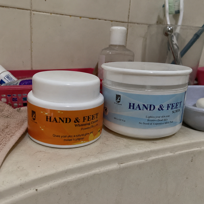 Customer review photo for Hand & Foot Brightening Cream