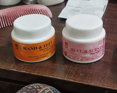 Customer review photo for HEELS and SCENTS Cream - Cracked Heel & Foot Odor Remover Cream