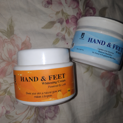 Customer review photo for Hand & Foot Brightening Cream