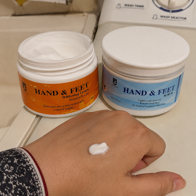 Customer review photo for Hand and Foot Brightening Scrub