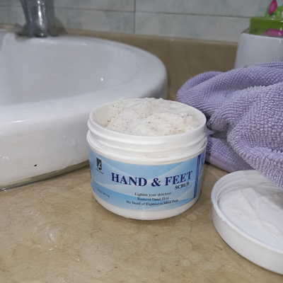 Customer review photo for Hand and Foot Brightening Scrub