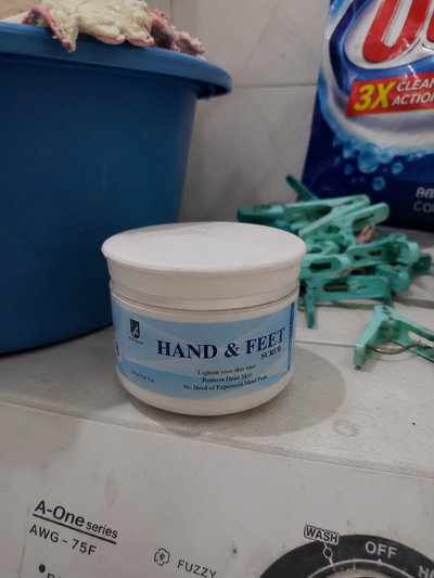 Customer review photo for Hand and Foot Brightening Scrub