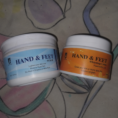 Customer review photo for Hand and Foot Brightening Scrub