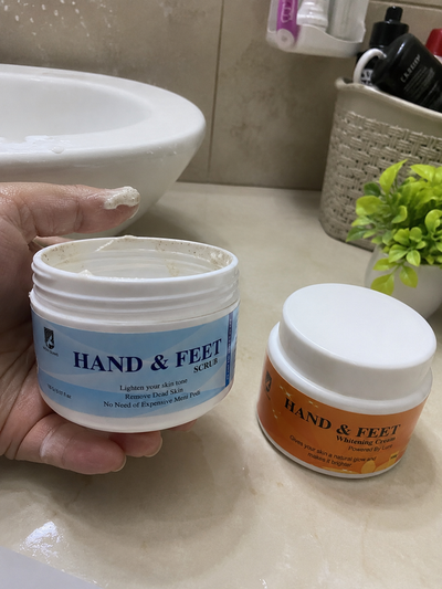 Customer review photo for Hand and Foot Brightening Scrub