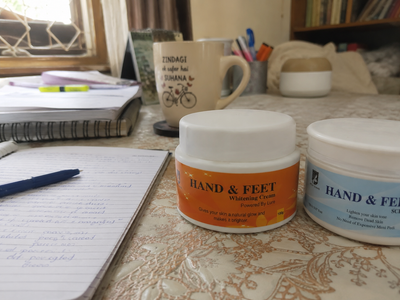Customer review photo for Hand and Foot Brightening Scrub