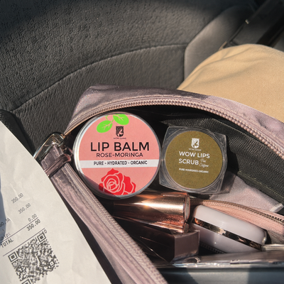 Customer review photo for Rose Moringa Lip Balm | Lip Balm for Dark and Dry Lips