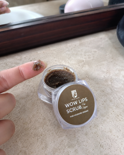 Customer review photo for Wow Lip Scrub - Lip Scrub for Pink Lips