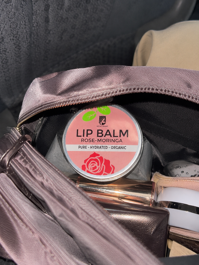 Customer review photo for Rose Moringa Lip Balm | Lip Balm for Dark and Dry Lips